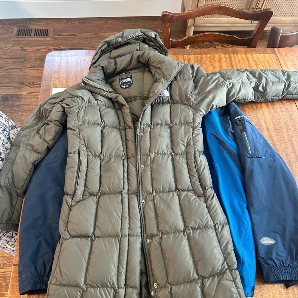 Women's Olive Puffer Down Parka